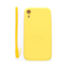 Evelatus iPhone XR Soft Touch Silicone Case with Strap Apple Yellow