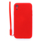 Evelatus iPhone XR Soft Touch Silicone Case with Strap Apple Red
