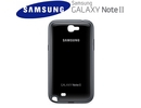 Samsung N7100 Note 2 II Original Back Case Cover Bumper EFC-1J9BBEGSTD Black maks 