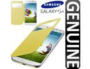 Samsung Galaxy i9500/i9505 S4 IV Original Premium S-view cover flip case EF-CI950BYEGWW Yellow maks 