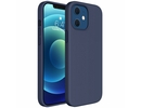 iPhone 12/12 Pro Silikona maciņ&scaron; Miracase (Tum&scaron;i zils)