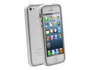 Apple iPhone 5 Bumper case cover clear white maks