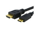 Premium HDMI Gold Cable Mini A Type- C Type 1080p HD LCD HDTV Video Lead 3D HD TV 3M kabelis