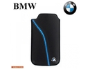 BMW BMPOSSPIB Universāls (7.5x13.5cm) Ādas maks ar siksniņu Melns (EU Blister)