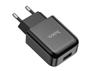 Hoco fast travel charger/ adapter USB 2A N2 Black