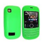 Nokia 200/201 silicone case cover maks green