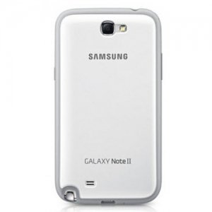 Samsung N7100 Note 2 II Protective cover back case bumper EFC-1J9BWEGSTD clear white maks 