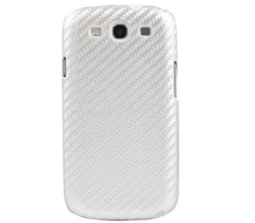Samsung i9300 Galaxy S3 III white silver back case cover bumper maks