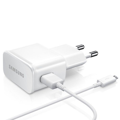 Samsung Galaxy i9300 Galaxy Tab Tablet S3 III/N7100 Note 2 II/i9500/i9505 S4 U90EWE (ETA-U90EWEGSTD) charger+cable white lādētājs