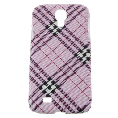 Samsung i9500/i9505 Galaxy S4 IV Burberry Style Fashion Purple Back Case Cover maks 