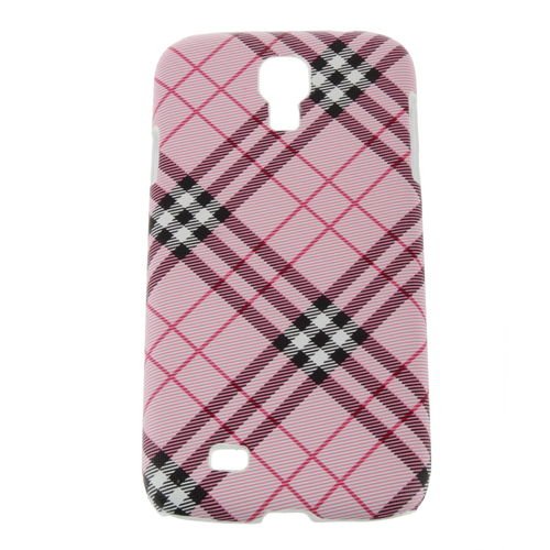 Samsung i9500/i9505 Galaxy S4 IV Burberry Style Fashion Pink Back Case Cover maks 