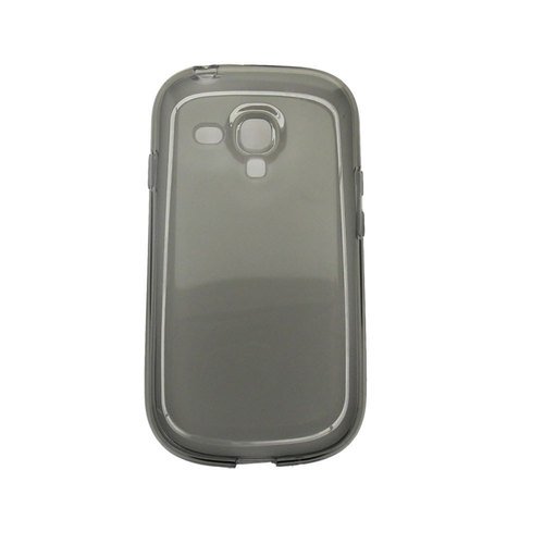 Samsung i8190 Galaxy S3 III Mini Silicone Soft Gel Back Case Cover Clear Black maks