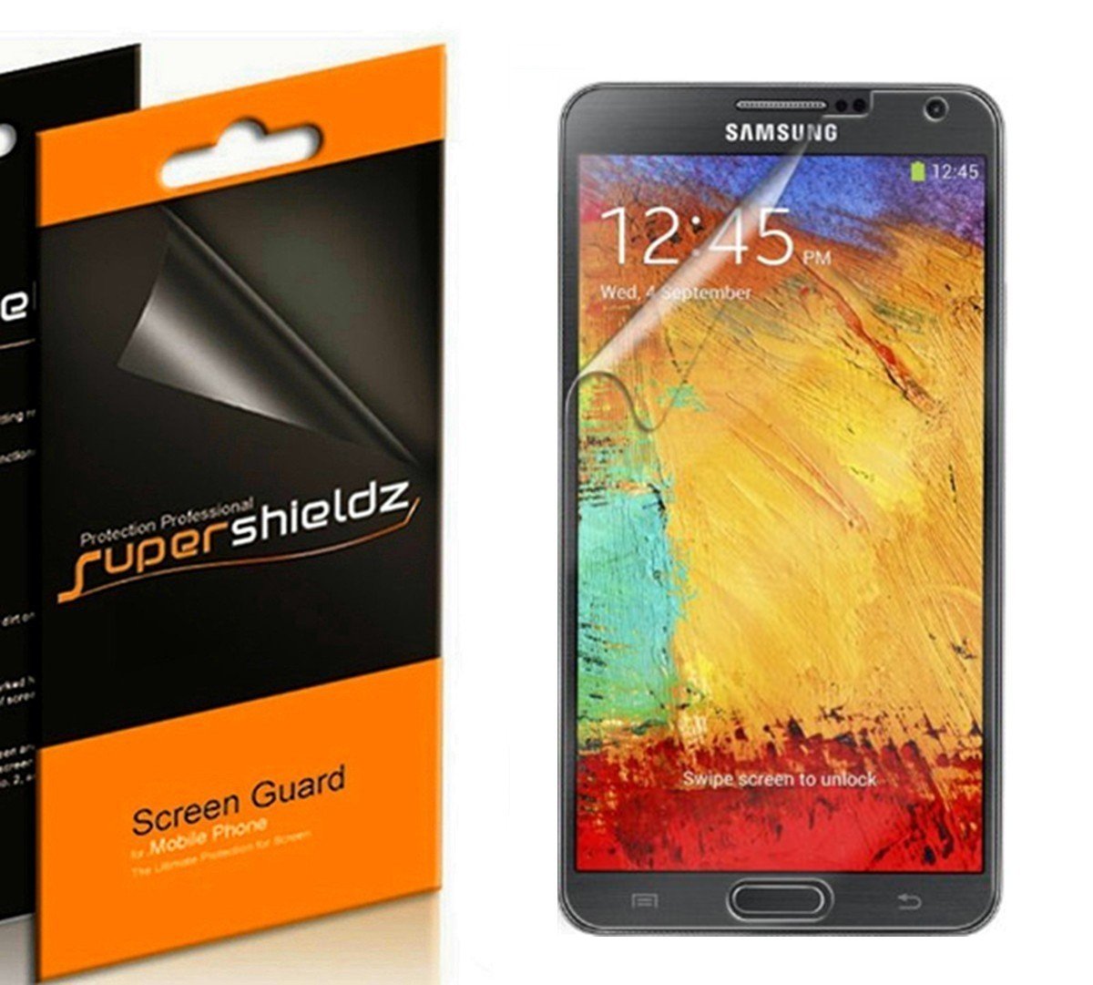Samsung N9005 Galaxy Note 3 Supershieldz HD Professional Screen Protector Guard Case ekrāna aizsargplēve
