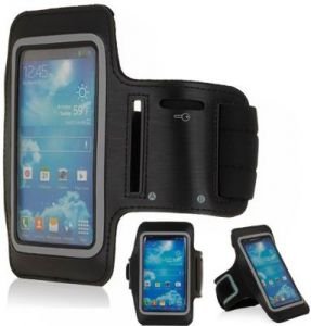 Samsung i9505/G900 Galaxy S4/S5 Sports Armband Running Gym Arm Cover Case Holder Bag maks sports fitness velo moto black