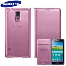Samsung Galaxy S5 i9600 G900 Original Flip Wallet Case Cover Glam Pink EF-WG900BPEGWW maks