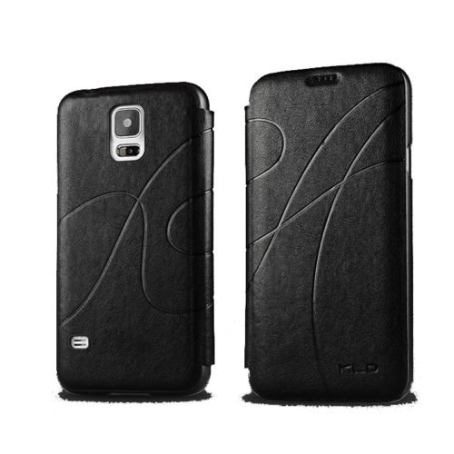 Samsung Galaxy S5 i9600 G900 Kalaideng Leather Wallet Flip Case Stand Cover Black maks 