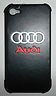 Apple Iphone 4/4S Leather Case Back Cover Audi Design maks