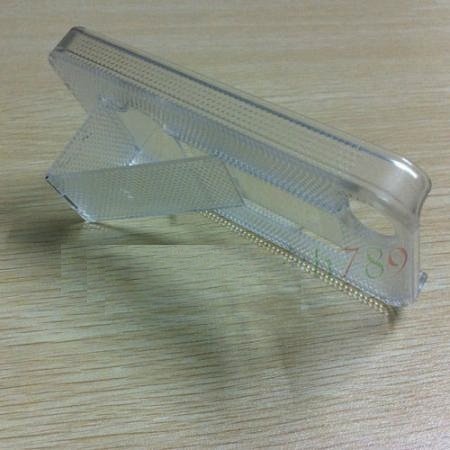 Apple iPhone 4/4S Crystal Plastic Hard Stand Case With Stand Holder maks vāciņš turētājs