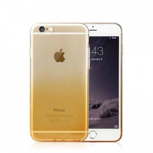Baseus iPhone 6+/6s+ Gradienta Plastmasas Vāciņ&scaron; (Dzeltens)