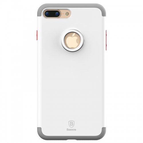 iPhone 7 Plus Baseus Magnetic Ring Maciņ&scaron; (Balts)