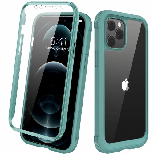 iPhone 12/12Pro maciņ&scaron; Diaclara 360 (Gai&scaron;i zaļ&scaron;)