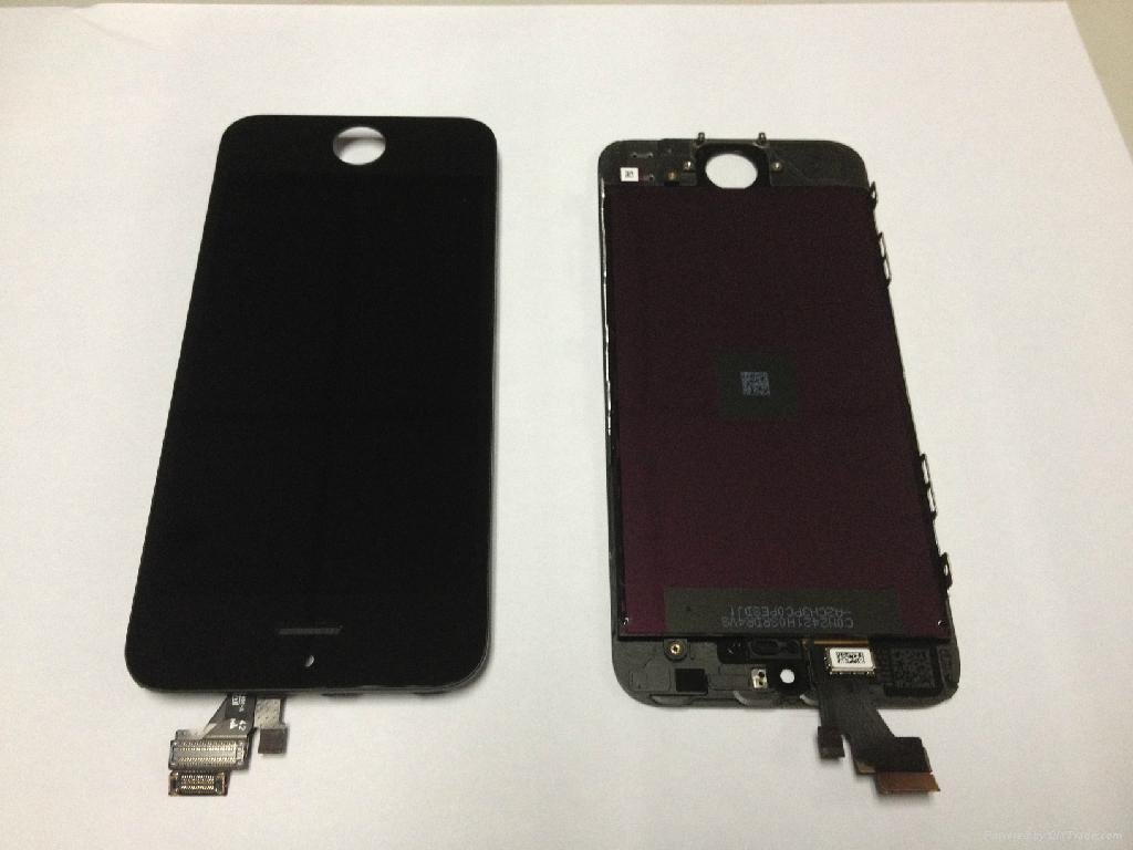Apple iPhone 5 displejs ar nomaiņu display touch screen glass ekrāns black