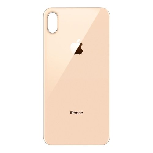iPhone Xs Max Aizmugur&Auml;&ldquo;jais stikla panelis (Zelta)