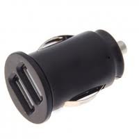Apple Iphone 3/4/4S auto 12v lādētājs adapteris duos mini
