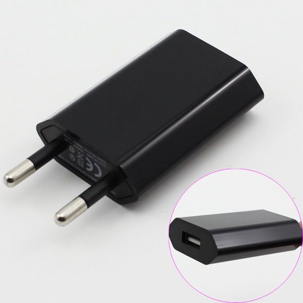 Apple Iphone 3/4/5 iPod Touch 5 Nano 7 iPad Mini charger black adapter lādētājs
