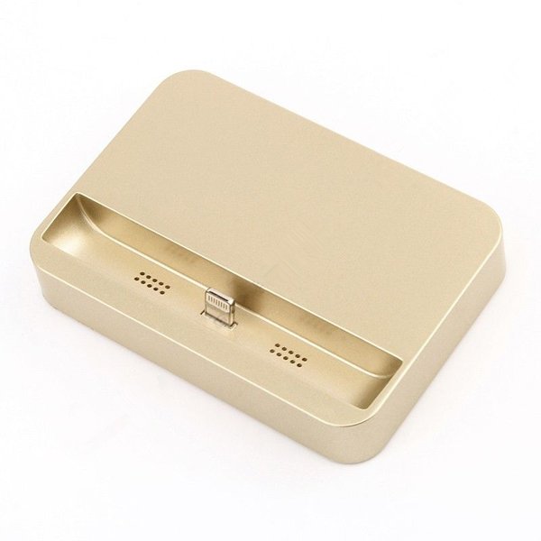 Apple iPhone 6/6S/6 Plus Gold Data Sync Charger Charging Docking Station Cradle Dock lādētājs turētājs