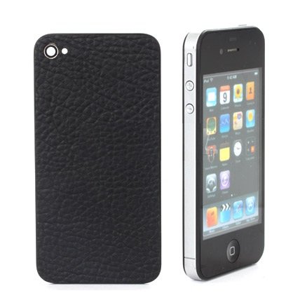 Apple iPhone 4/4S korpuss baterijas vāciņš leather back case cover