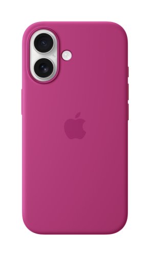 Apple iPhone&nbsp;16 Silicone Case with MagSafe Fuchsia