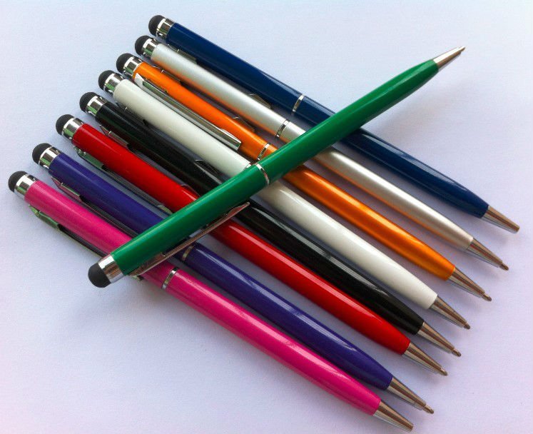 Stylus Ballpoint Pen iPad iPod iPhone Galaxy ATIV Sony Xperia Z Samsung Nokia HTC ZTE Tablet Smartphone
