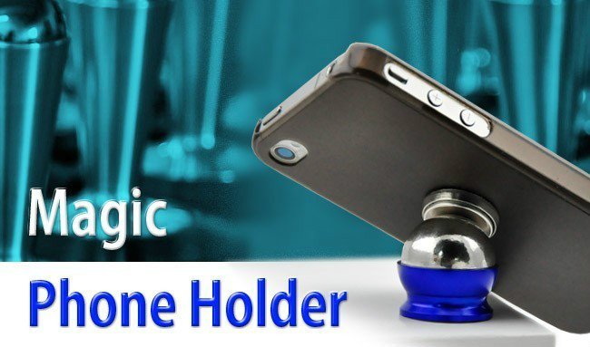 Apple iPhone 4/4S/5/5S/6/6S/Plus Magnetic Magic Steelie Car Mount Kit Holder auto turētājs