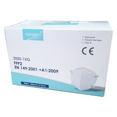 Juhoo! Face mask FFP2 / KN95 certificate EN 149:2001 + A1:2009 (package 2pcs.)