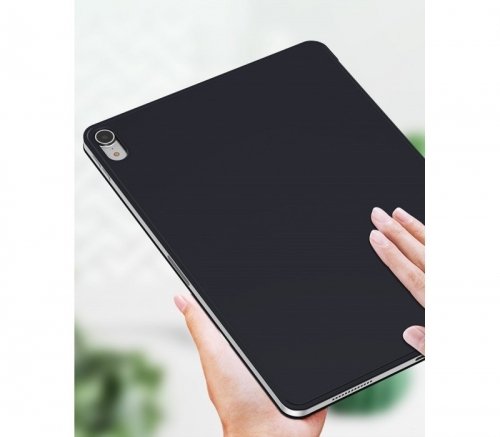 iPad Pro 12.9 2018 Totu Ādas Maciņ&scaron;  (Melns)