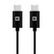 Evelatus TPC03 Izturīga TPE USB uz USB-C (Type-C) Ātra 3.1A Datu un Lādētāja Kabelis 1m Melns