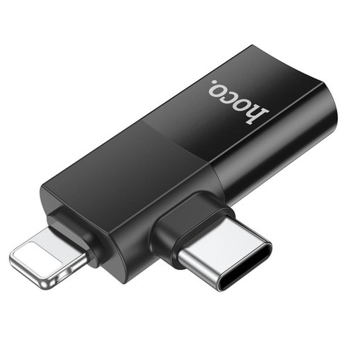 Adapters and other accessories HOCO OTG adapter 2in1 USB C/Ligtning to USB A