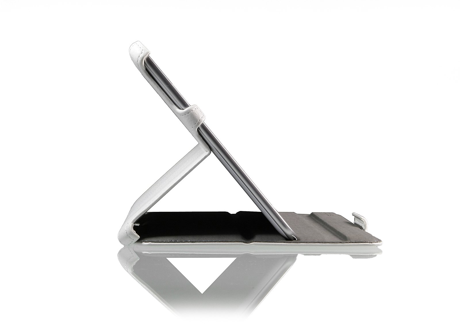 Samsung P5100/5110 Galaxy Tab 2 10.1 genuine leather case cover stand cellularline white maks soma stends 