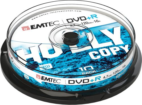 Emtec DVD+R 4,7GB 16x Holly Copy 10 pcs  Cake Box