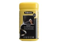 Fellowes SCREEN CLEANING WIPES TUB 100