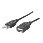 Ic intracom MH USB Cable A-male/A-female 1.8m black