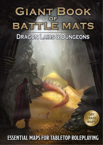 Loke battlemats Dragon Lairs &amp; Dungeons A Giant Book of Battle Mats