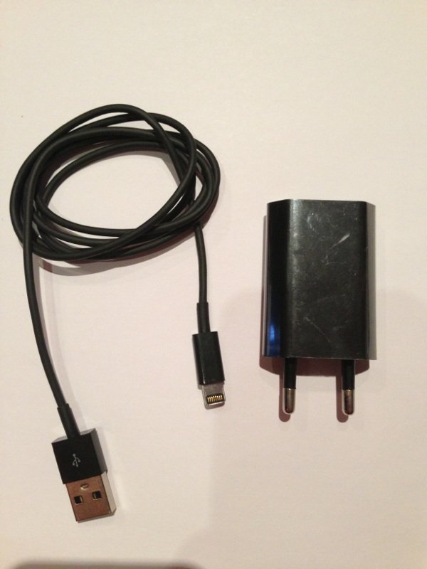 Apple iPhone 5 iPod Touch 5 Nano 7 iPad 4 Retina Mini charger 220v uzlādes ierīce lādētājs+adapter black
