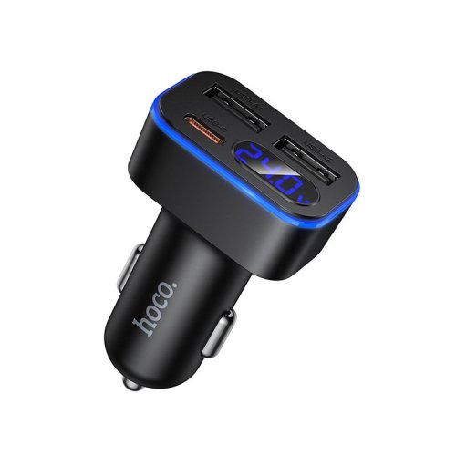 Car chargers HOCO multi car charger 42W 2*USB A 1*USB C