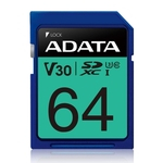 Adata MEMORY SDXC 64GB V30/ASDX64GUI3V30S-R