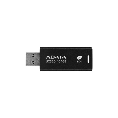 Adata MEMORY DRIVE FLASH USB3.2 64GB/BLACK UC320-64G-RBK/BK