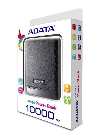 A-data ADATA PV150 Power Bank 10000mAh Black