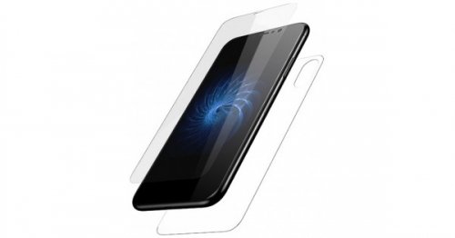 iPhone X Baseus Aizsargstiklu Komplekts (Balts)