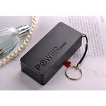 Portable Power Bank 5600mAh External Backup Battery Charger Black ārējā baterija akumulators lādētājs